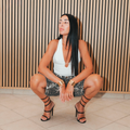 Body bianco con scollatura elegante