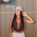 Top Halter Gioiello con Paillettes