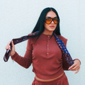Foulard Lumina fantasia paisley